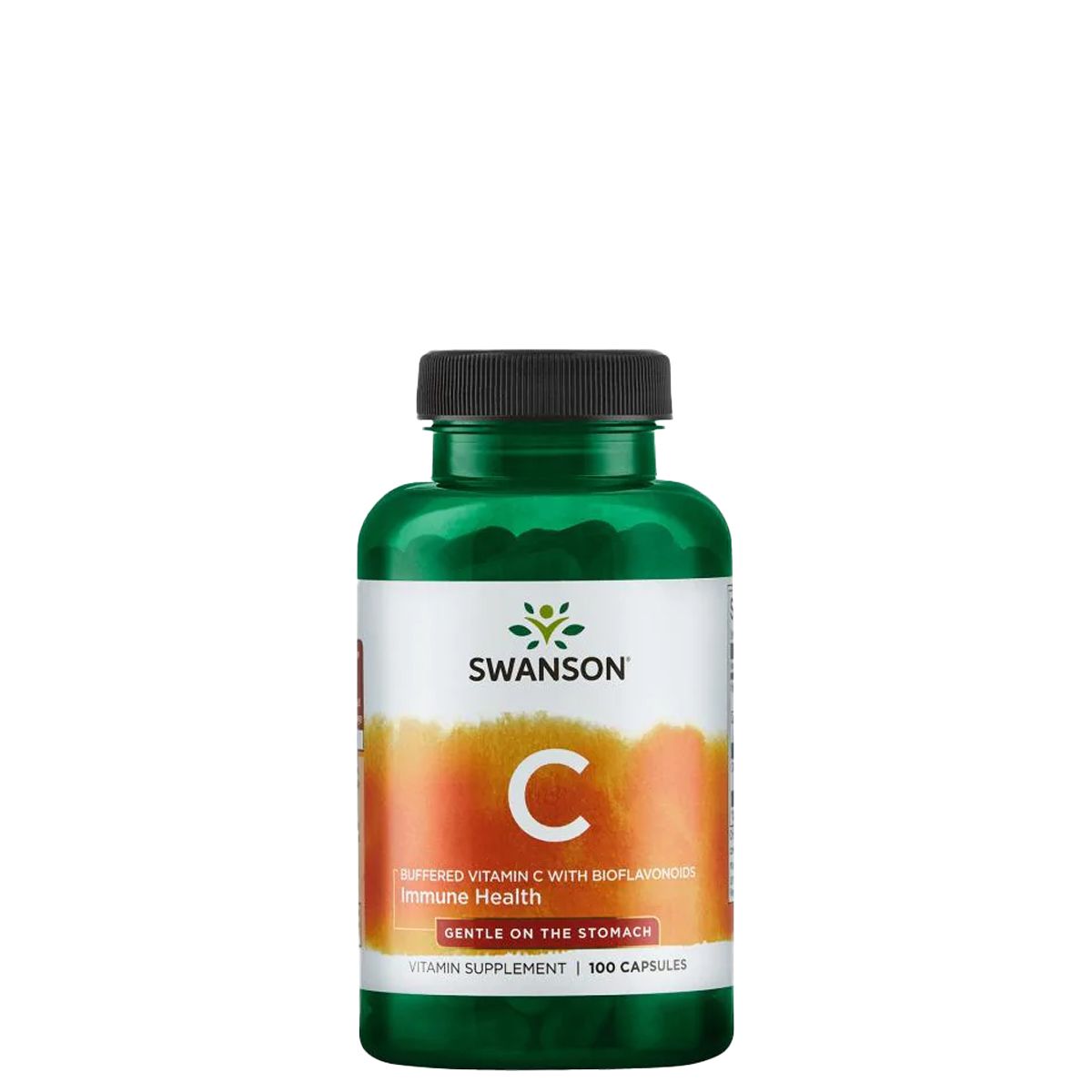 Pufferelt C-vitamin 500 mg, Swanson Vitamin-C Buffered, 100 tabletta