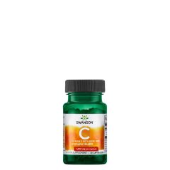 C-vitamin 1000 mg, csipkebigyóval, Swanson Vitamin-C with Rose Hips, 30 kapszula