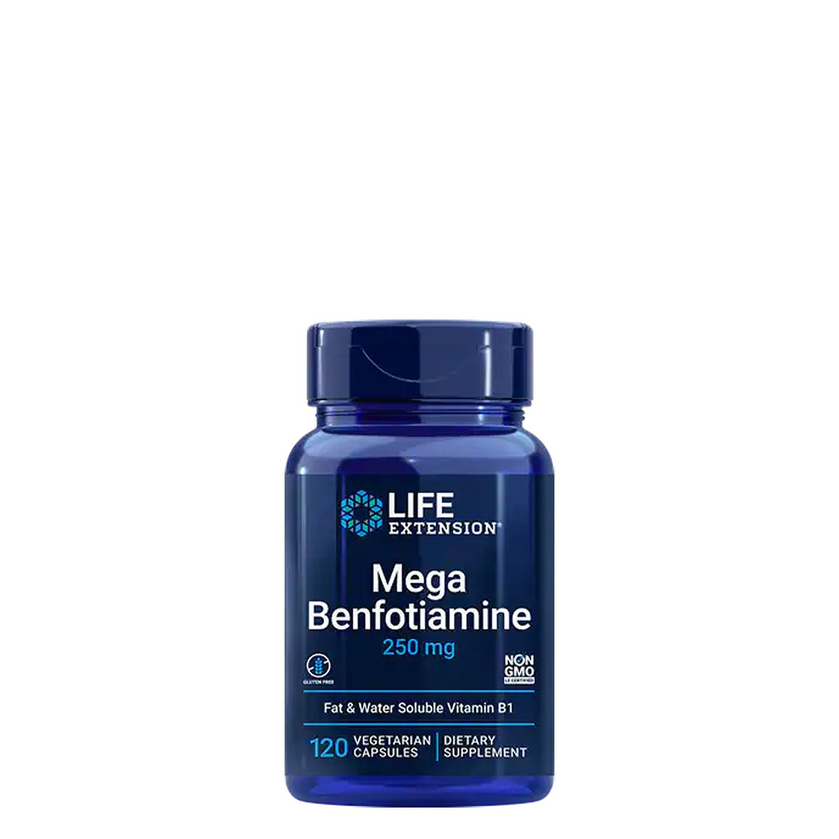 Mega benfotiamin 250 mg, Life Extendion Mega Benfotiamine, 120 kapszula