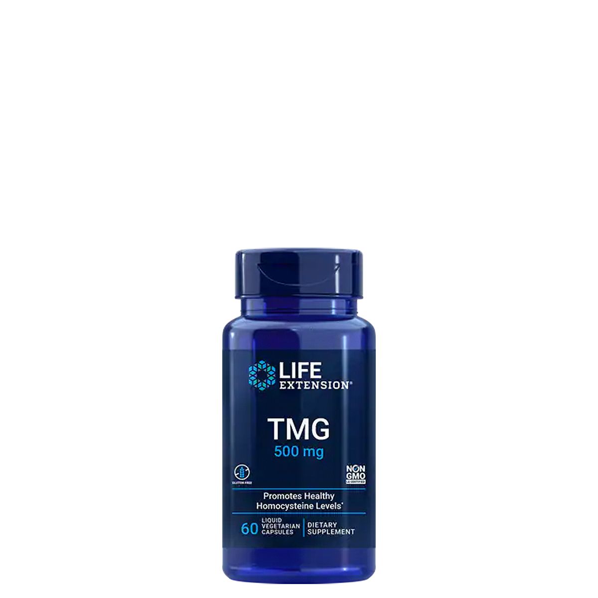 Trimetil-glicin 500 mg, Life Extension TMG, 60 folyadékkapszula