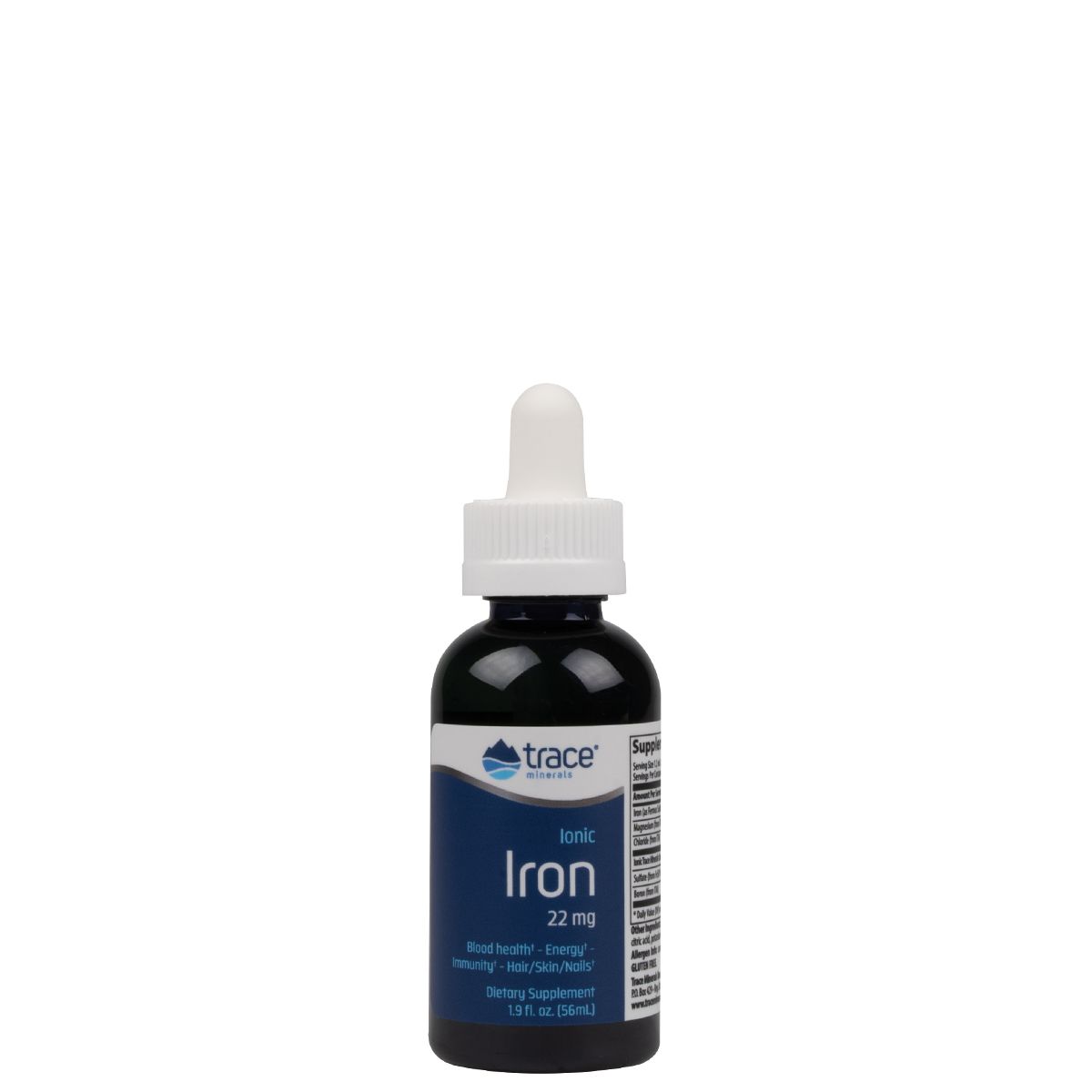 Ionizált vas cseppek 22 mg, Trace Minerals Ionic Iron, 56 ml