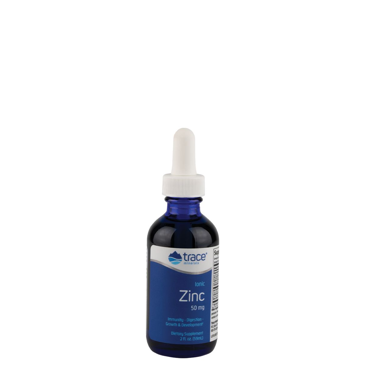 Ionizált cink cseppek 50 mg, Trace Minerals Ionic Zinc 59 ml