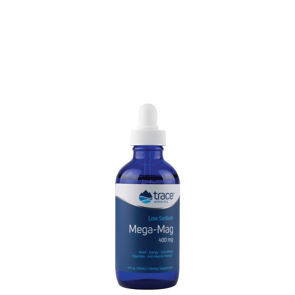 Koncentrált folyékony magnézium 400 mg, Trace Minerals Mega-Mag, 118 ml