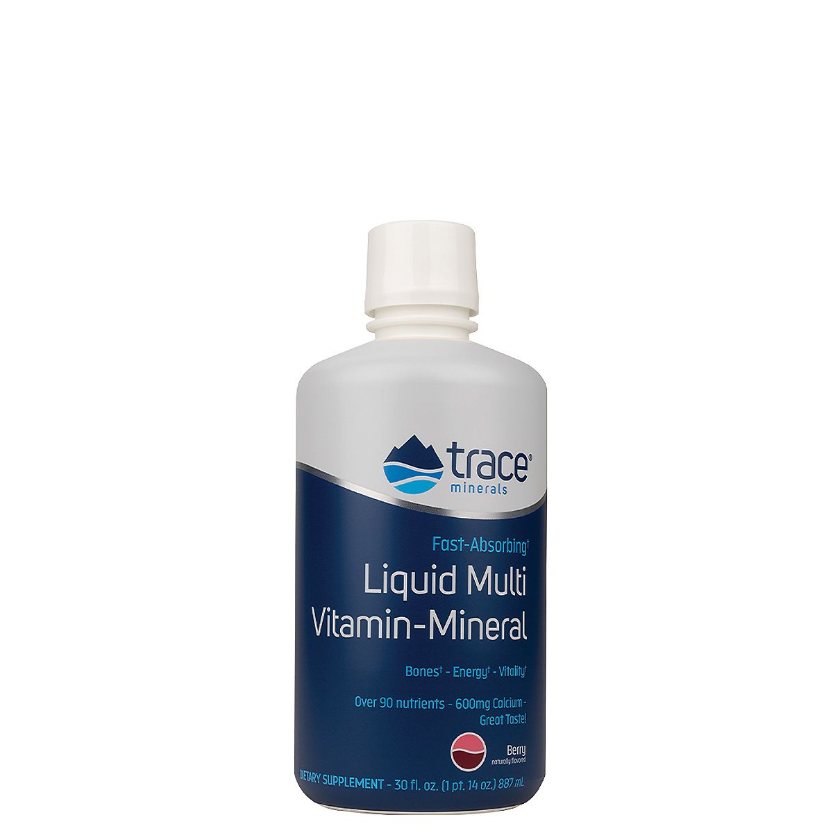 Gyors felszívódású folyékony multivitamin, Trace Minerals Liquid Multi, 887 ml
