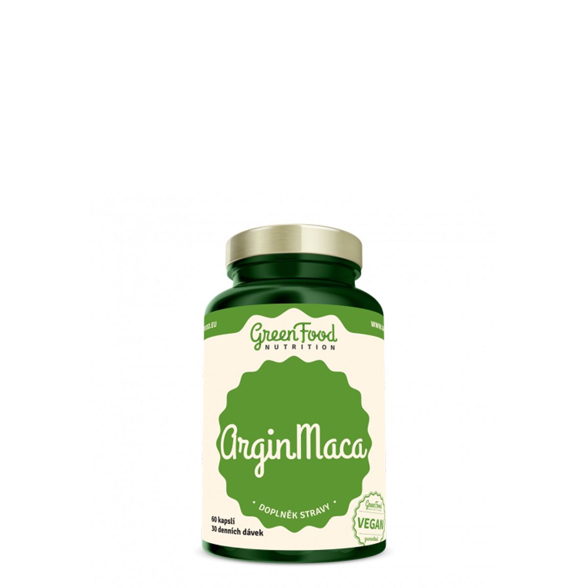 Arginin-maca komplex, GreenFood Nutrition ArginMaca, 60 kapszula