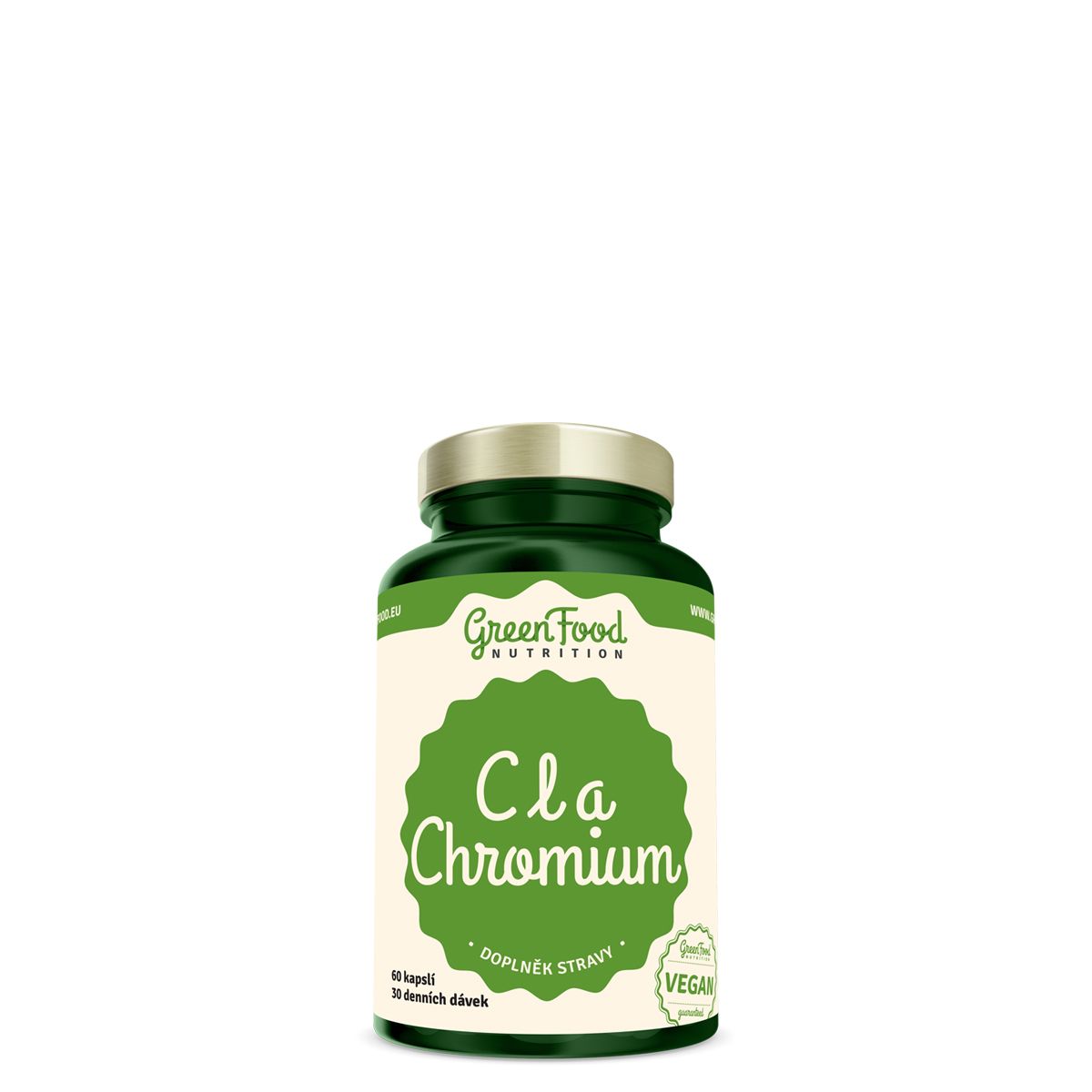 CLA és króm, GreenFood Nutrition CLA + Chromium Lalmin, 60 kapszula