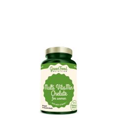 Multivitamin nőknek, GreenFood Nutrition Multi Vitamin Chelate for Women, 60 kapszula