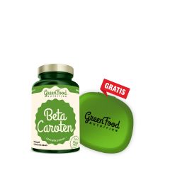 Béta karotin 20 mg, GreenFood Nutrition Beta Caroten, 90 kapszula