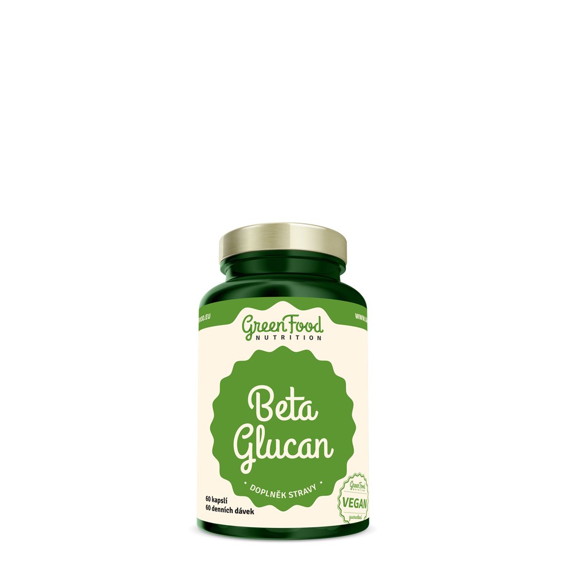 Béta-glükánok osztrigagombából, GreenFood Nutrition Beta Glucan, 60 kapszula