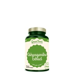 Ashwagandha kivonat 400 mg, GreenFood Nutrition Ashwagandha, 90 kapszula