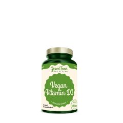 Vegán D-vitamin, GreenFood Vegan Vitamin D3, 60 kapszula