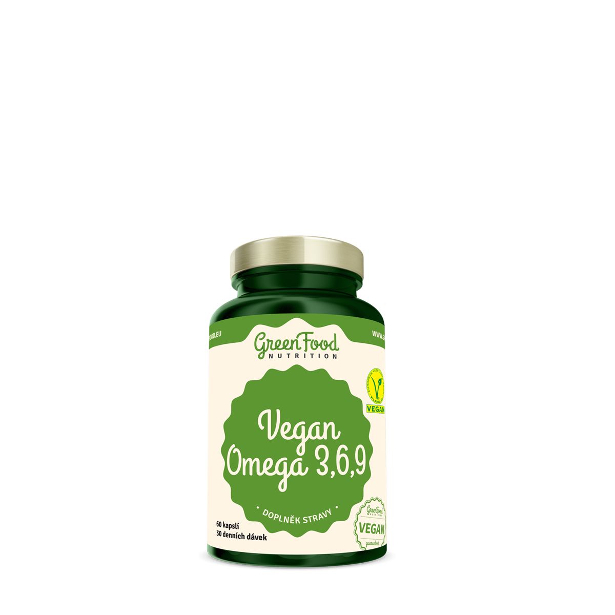 Vegán omega 3,6,9, GreenFood Nutrition Vegan Omega 3,6,9, 60 kapszula