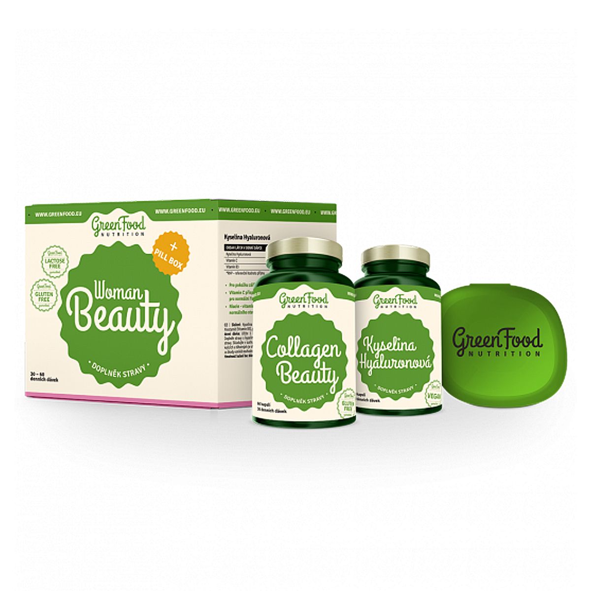 Női szépségformula csomag, GreenFood Nutrition Woman Beauty Box
