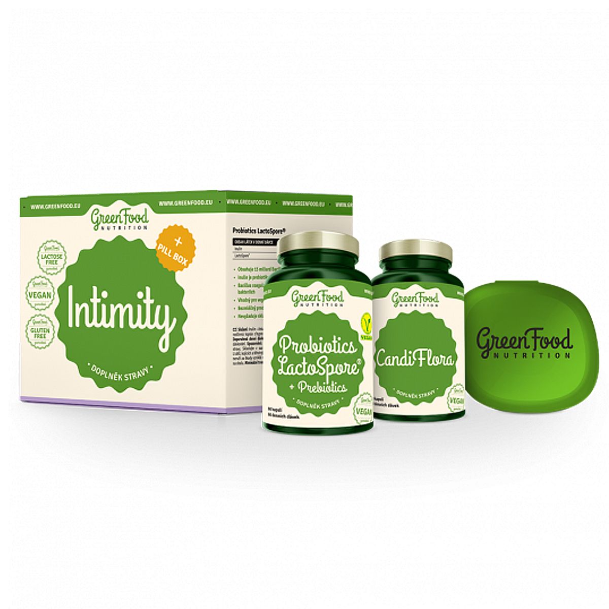 Női egészségtámogató csomag, GreenFood Nutrition Intimity Box