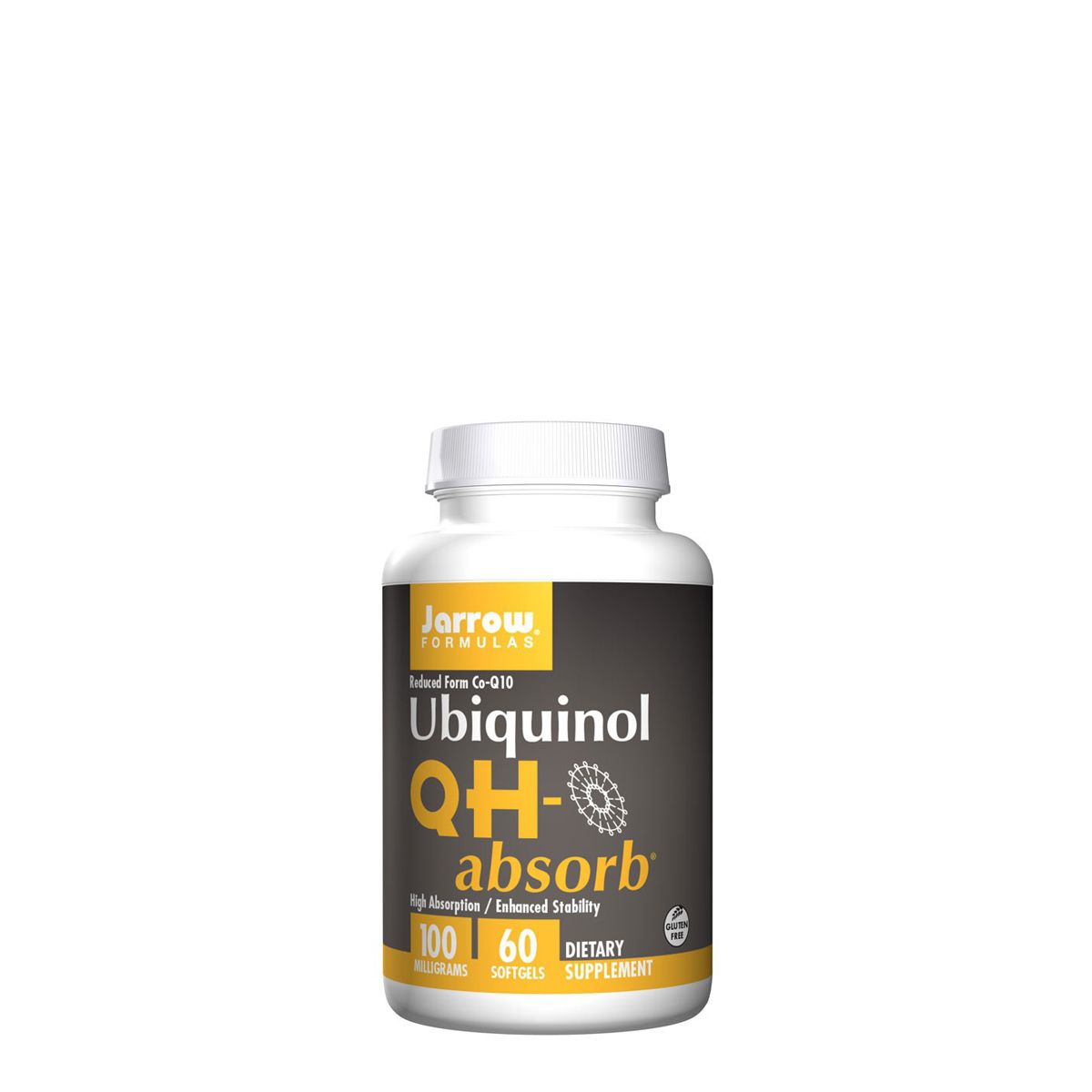 Ubikvinol 100 mg, Jarrow Formulas Ubiquinol QH-absorb, 60 kapszula