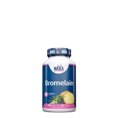 Bromelain enzim 500 mg, Haya Labs Bromelain, 60 tabletta