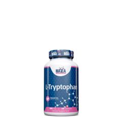 L-triptofán 500 mg, Haya Labs L-Tryptophan, 60 kapszula