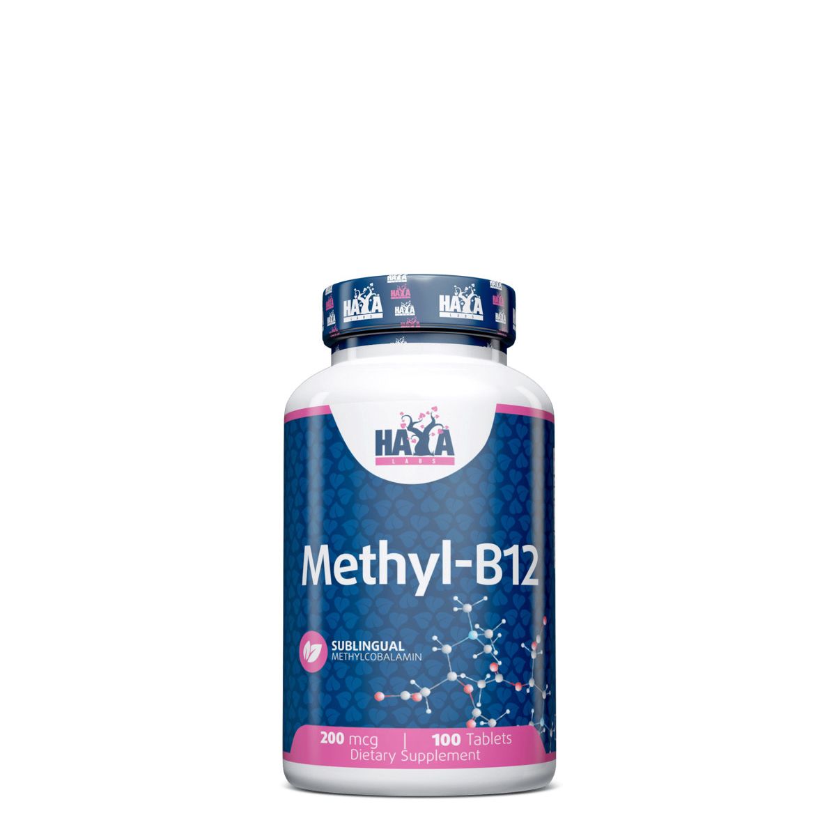 Metilkobalamin 200 mcg nyelv alatti tabletta, Haya Labs Methyl B-12 - 100 tabletta
