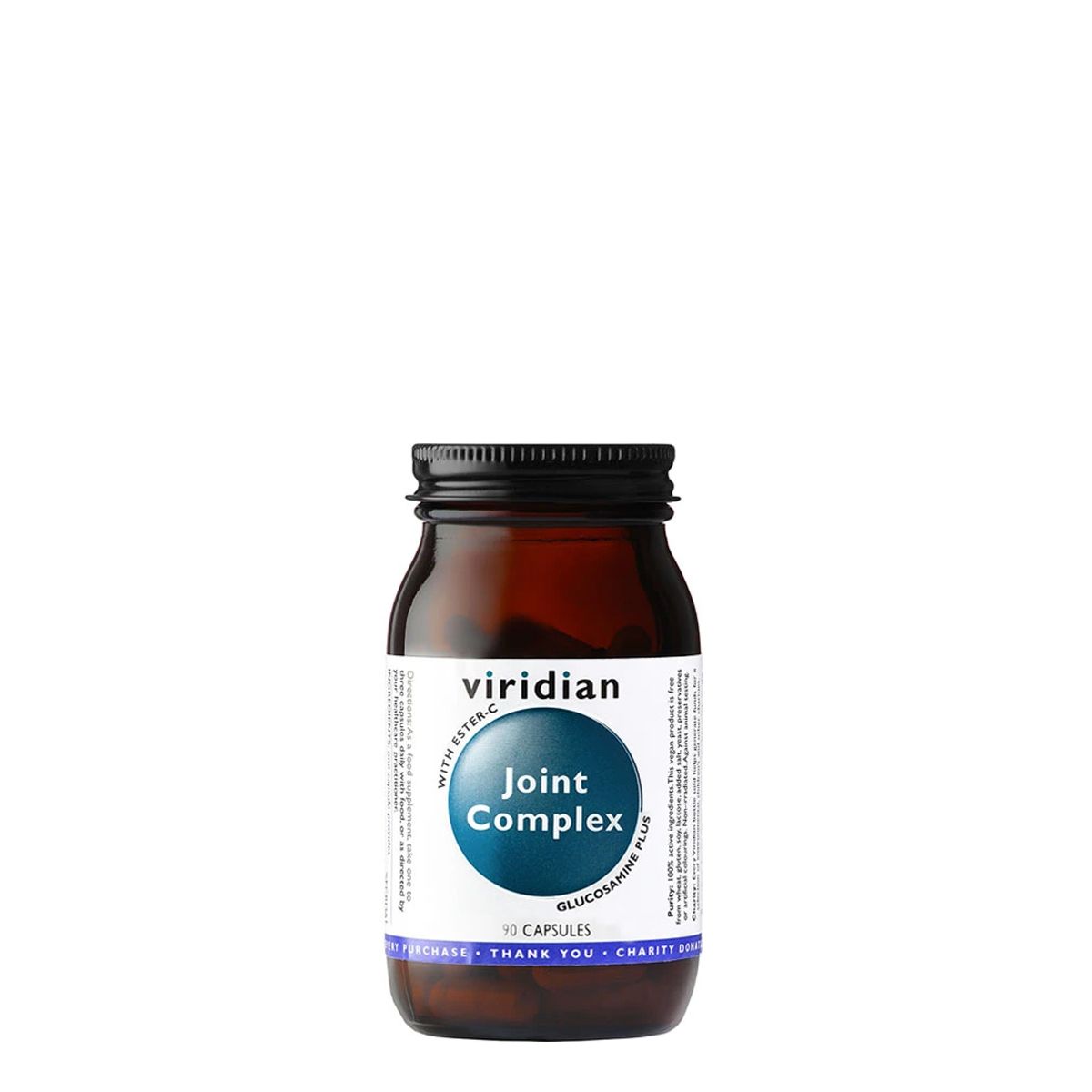 Ízületvédő komplex, Viridian Joint Complex with Ester C & Glucosamine Plus, 90 kapszula