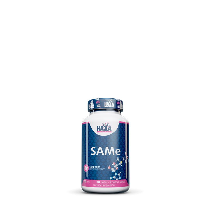 S-adenozil-metionin 50 mg, Haya Labs SAMe, 30 tabletta