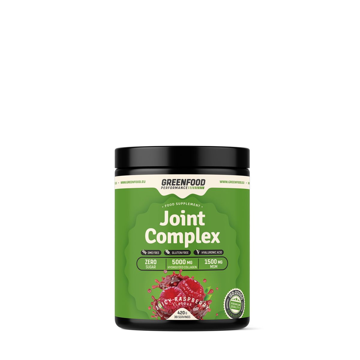 Ízületvédő komplex kollagénnel és hialuronsavval, GreenFood Performance Joint Complex, 420 g