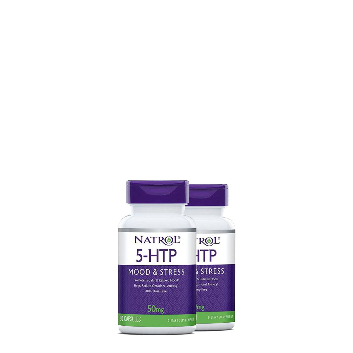 5-hidroxi-triptofán 50 mg, Natrol 5-HTP, 2x30 kapszula