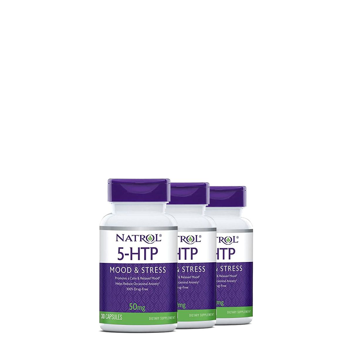 5-hidroxi-triptofán 50 mg, Natrol 5-HTP, 3x30 kapszula