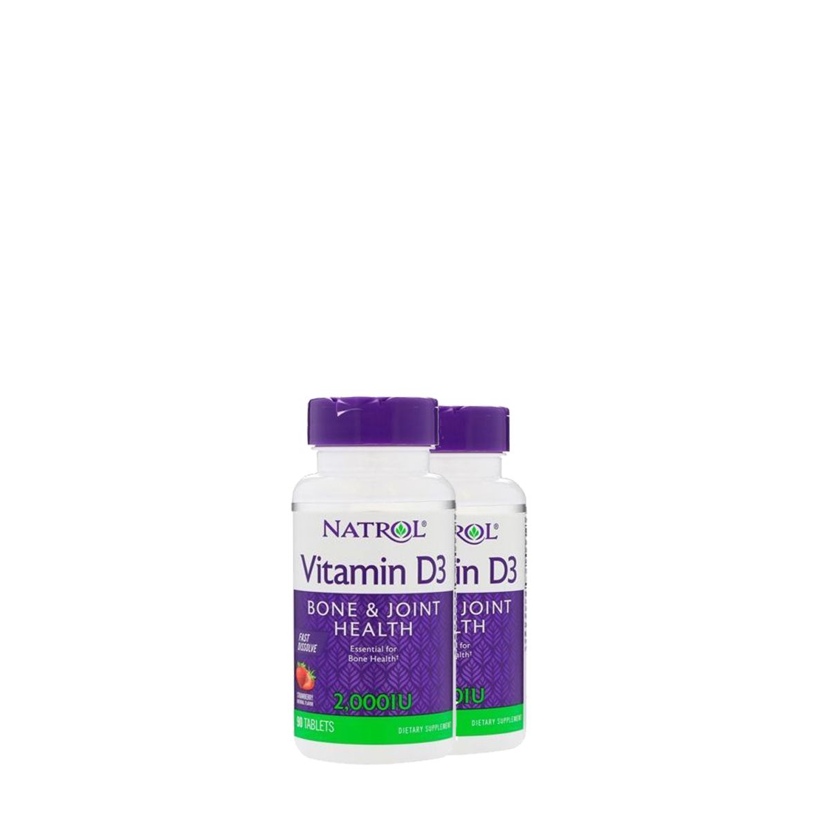 Gyors felszívódású D-vitamin 2000 IU, Natrol Vitamin D3 2000 IU, 2x90 tabletta