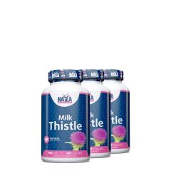 Standardizált máriatövis kivonat, Haya Labs Milk Thistle, 3x60 kapszula