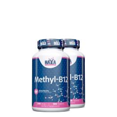 Metilkobalamin 200 mcg nyelv alatti tabletta, Haya Labs Methyl B-12 - 2x100 tabletta