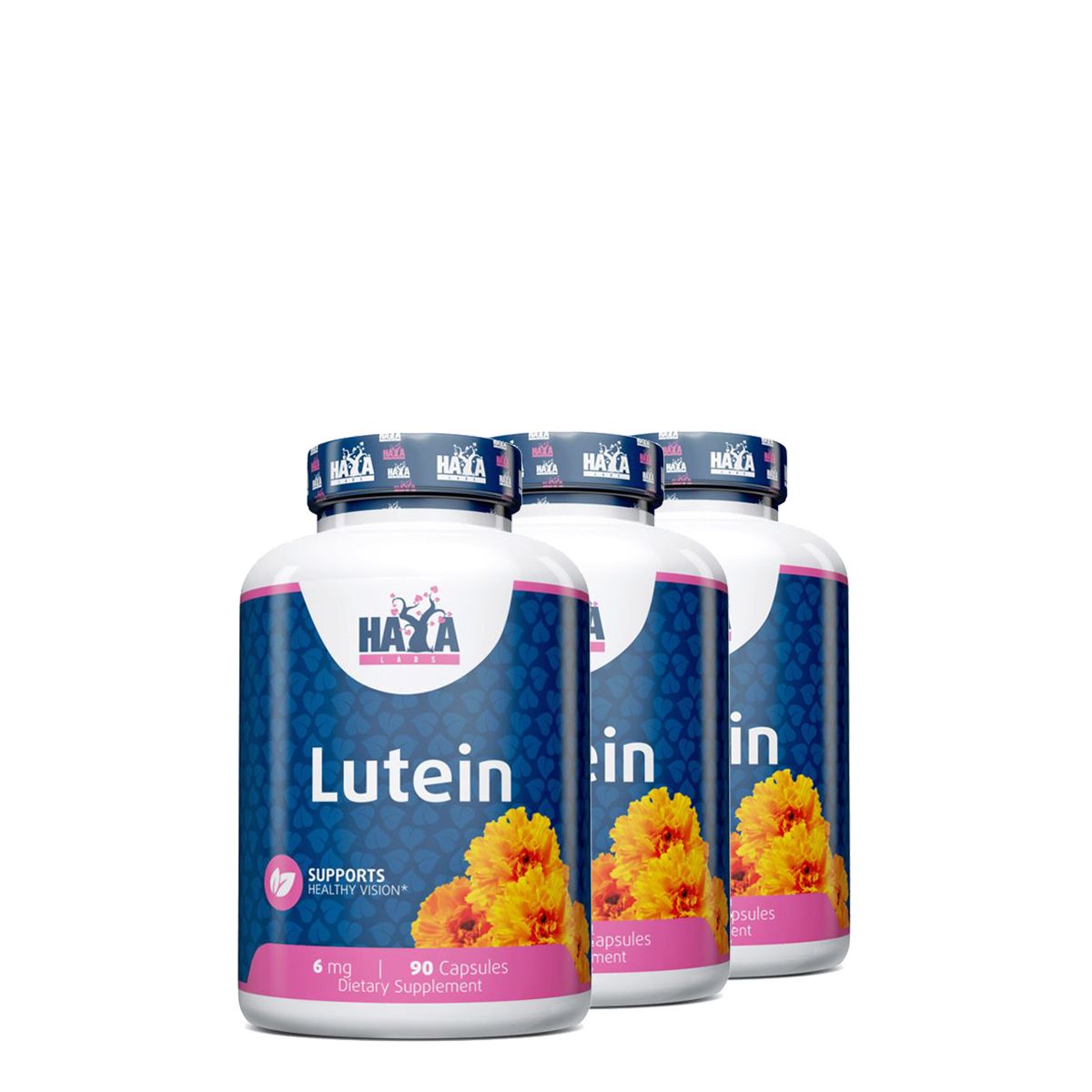 Lutein 6 mg, Haya Labs Lutein for Healthy Vision, 3x90 kapszula