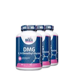 Dimetil-glicin 125 mg, Haya Labs DMG N,N-Dimethyl-Glycine, 3x100 kapszula