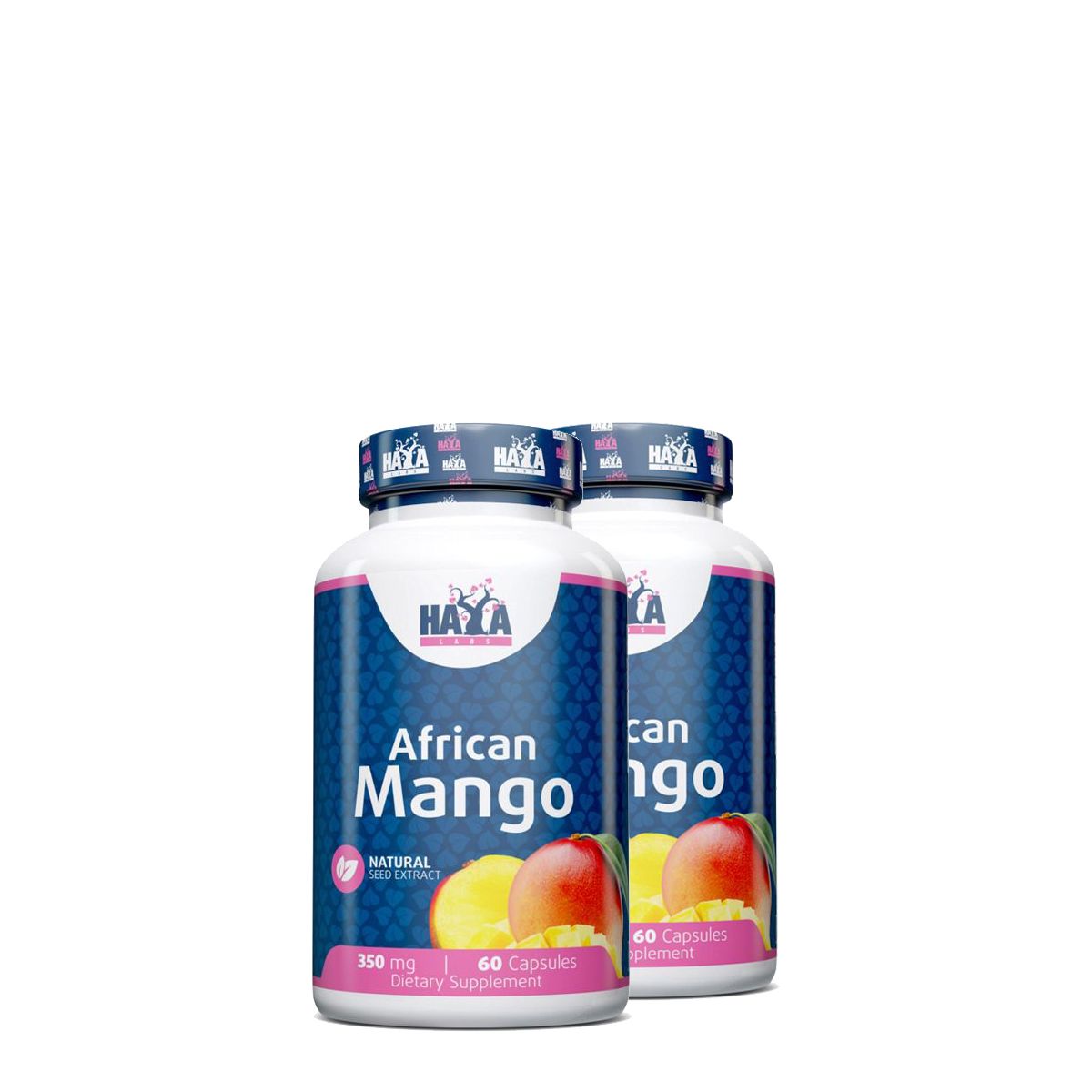 Afrikai mangómag kivonat 350 mg, Haya Labs African Mango, 2x60 kapszula