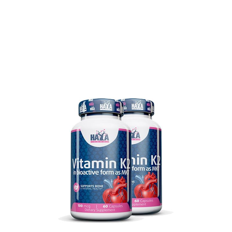 K2-vitamin MK-7, Haya Labs Vitamin K2 MK-7, 2x60 kapszula