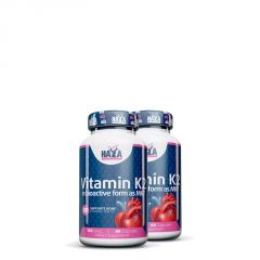 K2-vitamin MK-7, Haya Labs Vitamin K2 MK-7, 2x60 kapszula