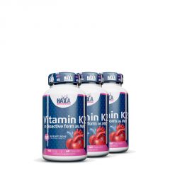 K2-vitamin MK-7, Haya Labs Vitamin K2 MK-7, 3x60 kapszula