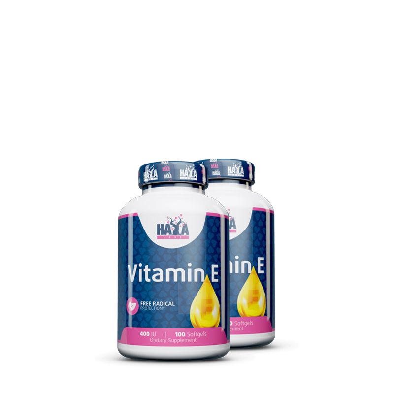 E-vitamin 400 IU, Haya Labs Vitamin E, 2x100 kapszula