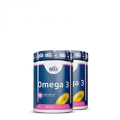 Halolaj 1000 mg, 180/120 EPA/DHA , Haya Labs Omega 3, 2x200 kapszula