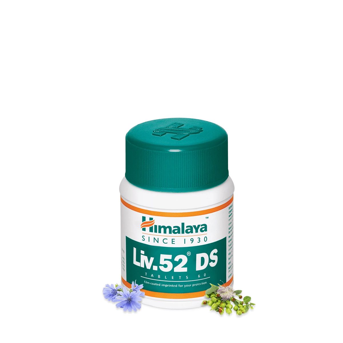 Dupla erősségű májvédő gyógynövény komplex, Himalaya LIV.52 DS, 60 tabletta