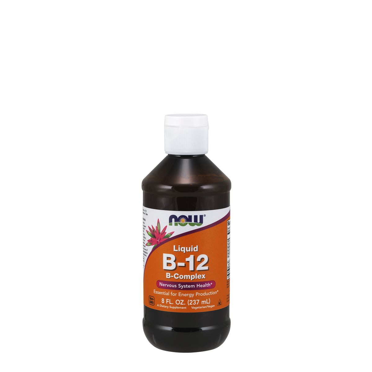 Folyékony B-12 vitamin komplex, Now B-12 Liquid, 237 ml