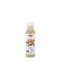 Bőr- és hajpuhító ricinusolaj, Now 100% Pure Castor Oil, 118 ml