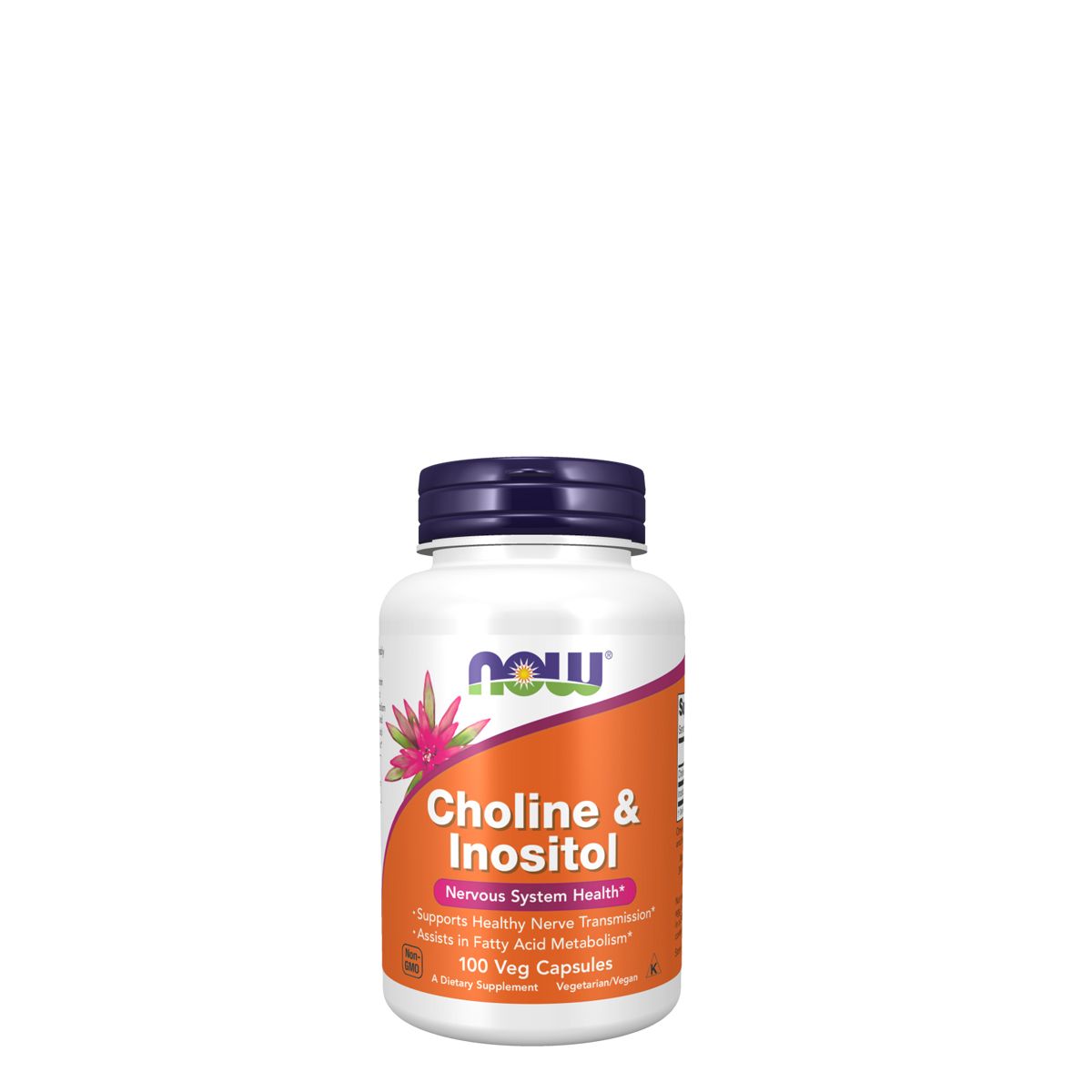 Kolin & inozitol 500 mg, Now Choline & Inositol, 100 kapszula