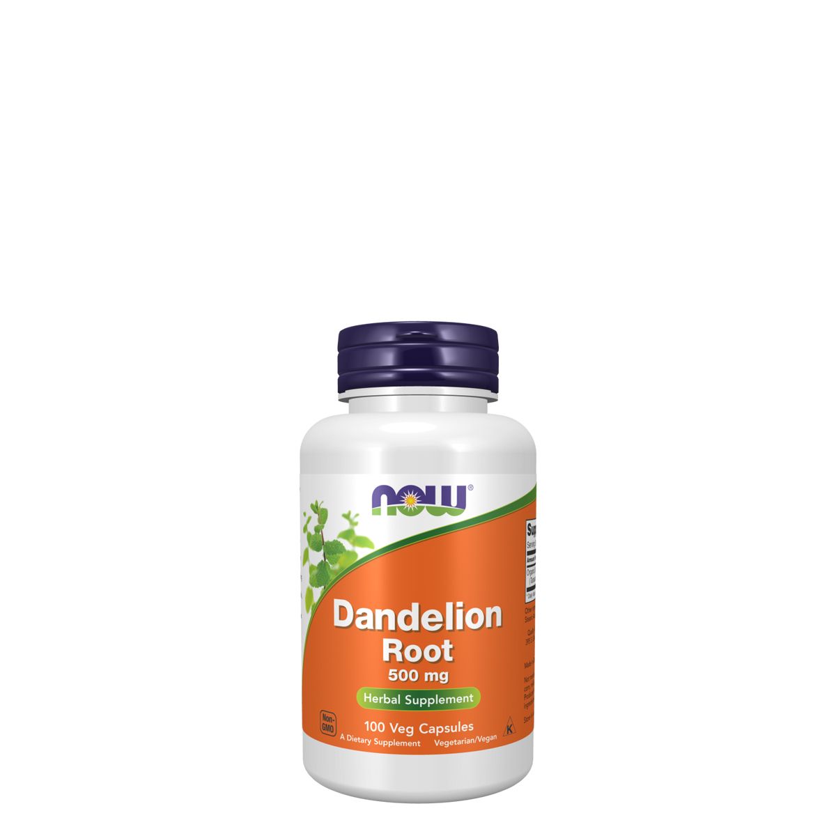 Pitypang gyökér 500 mg, Now Dandelion Root, 100 kapszula