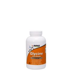 Glicin aminosav por, Now Glycine Pure Powder, 454 g