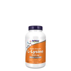 Dupla dózisú L-lizin 1000 mg, Now Double Strength L-Lysine, 250 tabletta