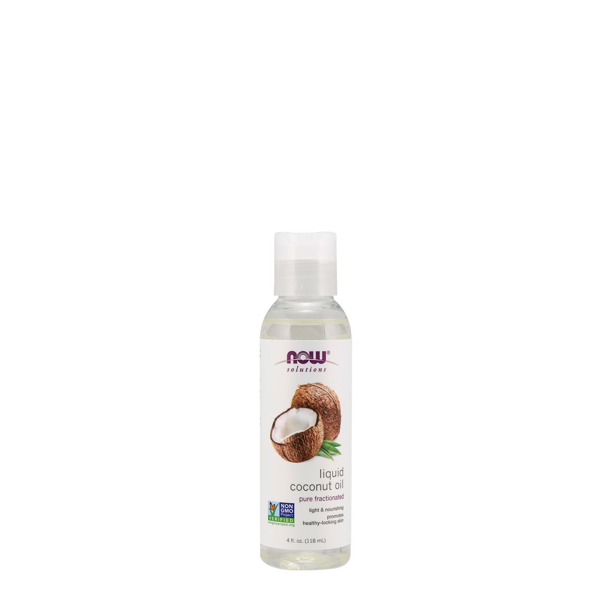Folyékony kókuszolaj hidratáló, Now Liquid Coconut Oil, 118 ml
