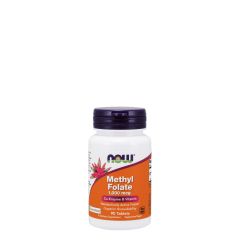 Metilfolát 1000 mcg, Now Methyl Folate, 90 tabletta