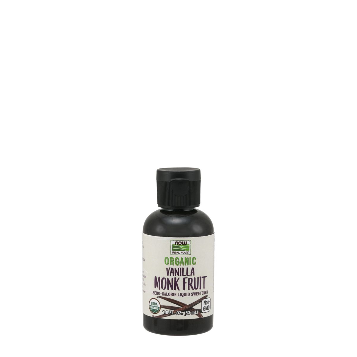 Folyékony bio édesítőszer vanília ízesítéssel, Now Organic Monk Fruit Sweetener, 59 ml Folyékony bio édesítőszer vanília ízesítéssel, Now Organic Monk Fruit Sweetener, 59 ml
