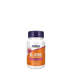 E-vitamin 200 IU kevert tokoferolokkal, Now Vitamin E-200 with Mixed Tocopherols, 100 kapszula