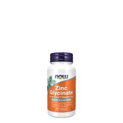 Cink glicinát 30 mg, Now Zinc Glycinate, 120 kapszula